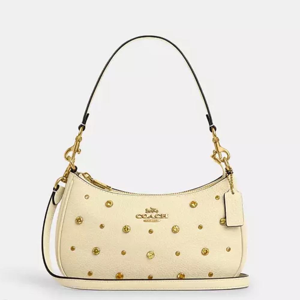 NWT!! Coach Teri Shoulder Bag With Crystal